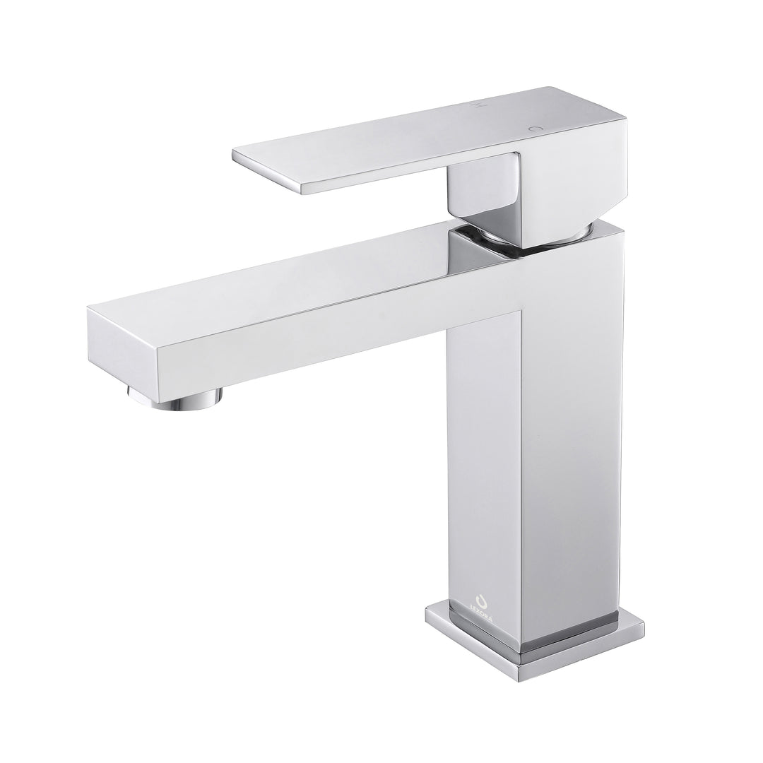 Monte Stainless Steel Single Hole Bathroom Faucet, Chrome Finish LFS1012CH