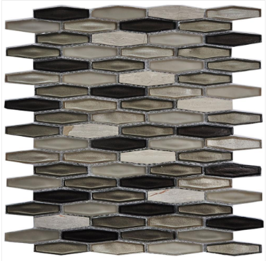 Princeton Tile Cast Glass/Wooden Grey PG038
