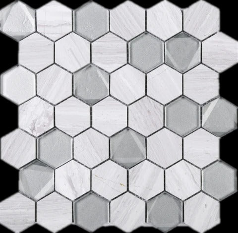 Multile PHAN-03 Hexagon on 11.75" x 11.75"