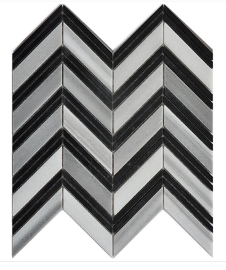 Princeton Tile Hainan Black/Straight Grain White PS003