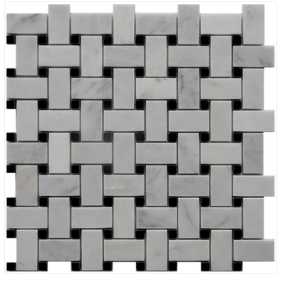 Princeton Tile Bianco Carrara/Hainan Black PS028