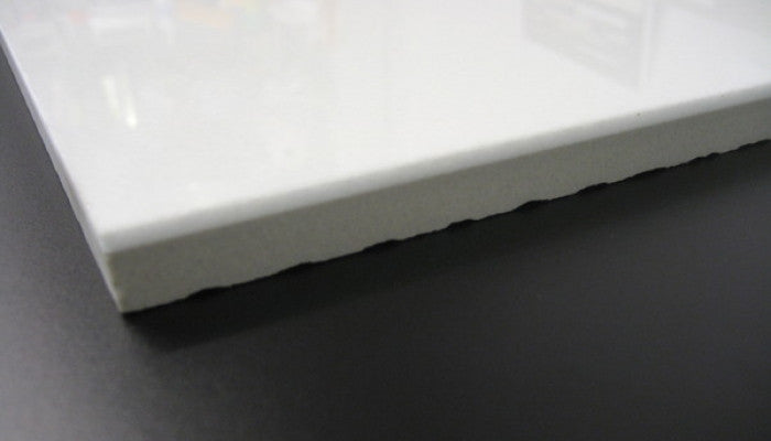 Microcrystal Recrystallized Glass White Thassos/Milk Glass 24" x 24"