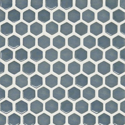 Fusion Series Pebble Small Hexagon on 12" x 12"