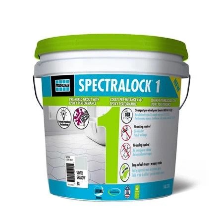 Laticrete Spectralock 1 Pre-Mixed Grout 1 Gallon Smoke Grey