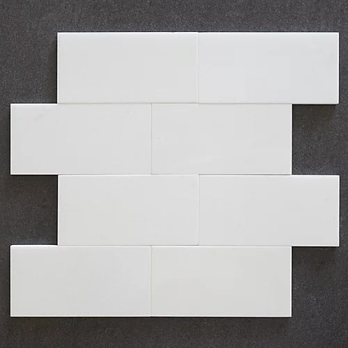 Elegant Mosaic TW7 Thassos White 3" x 6"