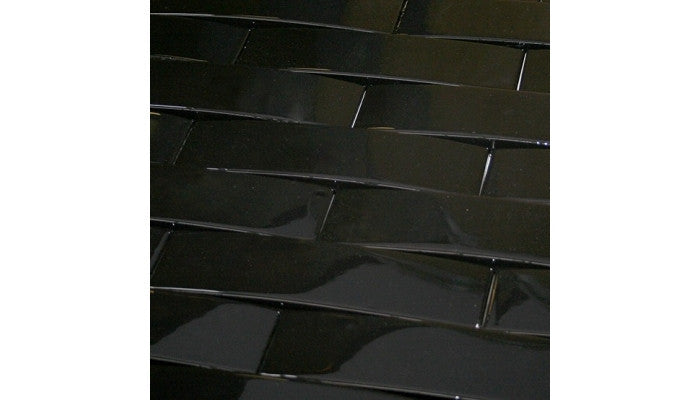 Mutina Convesso 2 x 8 Nera/Black Ceramic Tile (Call for Price)