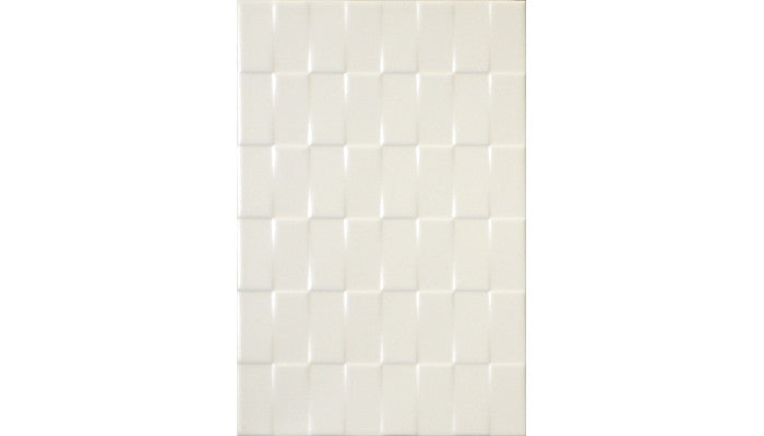 Olympia Tiles Twill White Ivory Matte 8 x 12 Ceramic (Call for Price)