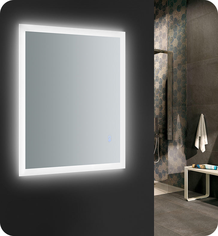 Fresca FMR013630 Angelo 36" Wide x 30" Tall Bathroom Mirror with LED Lighting