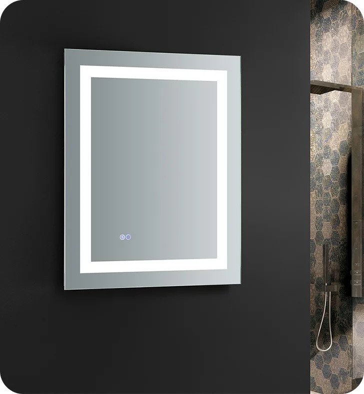 Fresca FMR022430 Santo 24" Wide x 30" Tall Bathroom Mirror with LED Lighting