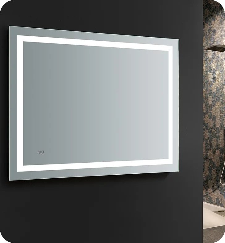 Fresca FMR024836 Santo 48" Wide x 36" Tall Bathroom Mirror with LED Lighting