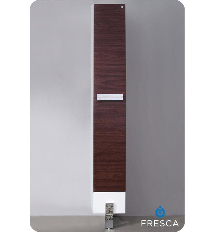 Fresca Adour Dark Walnut Bathroom Linen Side Cabinet FST8110DK