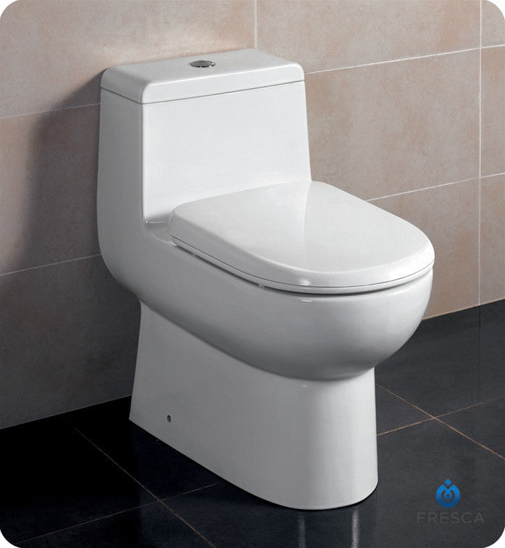 Fresca Antila One Piece Dual Flush Toilet with Soft Close Seat FTL2351