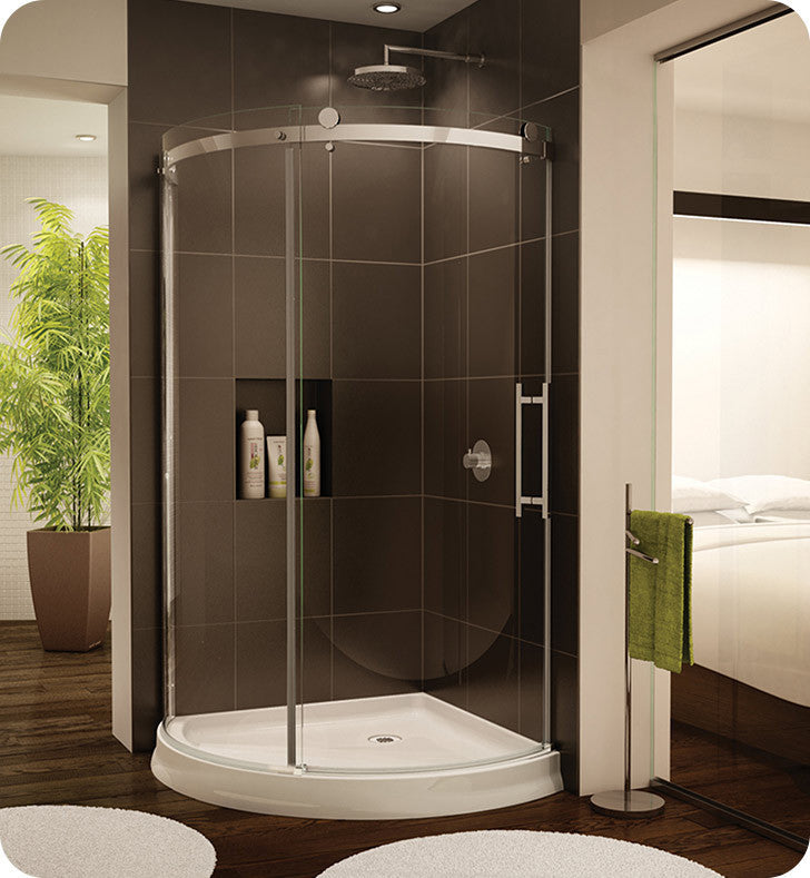 Fleurco Novara Arc 36 Curved Glass Door and Panel NOVARC362 – Timeless ...