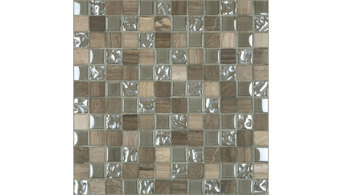 Cordoba Grey 1" x 1" on 12" x 12" Mosaic 6570-C